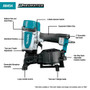 Makita AN454  1-3/4" Coil Roofing Nailer Image 2