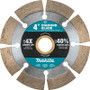Makita B-69587  4" Diamond Blade, Segmented, General Purpose Image 0 Makita B-69587  4" Diamond Blade, Segmented, General Purpose Image 0