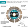 Makita B-69587  4" Diamond Blade, Segmented, General Purpose Image 2
