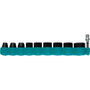 Makita E-01672  Impact XPS 10 Piece 3/8" Drive 6-Point SAE Impact Socket Set Image 0