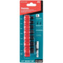 Makita E-01694  Impact XPS 8 Piece  1/4" Drive 6-Point Metric Impact Socket Set with  Standard Socket Adapter Image 1