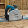 Makita SP6000J1  6-1/2" Plunge Circular Saw Kit with 55" Guide Rail - Stackable Tool Case Image 1