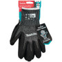 Makita T-04139  Advanced FitKnit Cut Level 7 Nitrile Coated Dipped Gloves (Small/Medium) Image 4