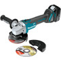 Makita XAG04T  18V LXT Lithium-Ion Brushless Cordless 4-1/2 / 5" Cut-Off/Angle Grinder Kit (5.0Ah) Image 1