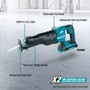 Makita XRJ06Z  18V X2 LXT Lithium-Ion (36V) Brushless Cordless Reciprocating Saw, Tool Only Image 3