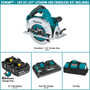 Makita XSH06PT  18V X2 LXT Lithium-Ion (36V) Brushless Cordless 7-1/4 Circular Saw Kit (5.0Ah) Image 3