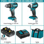 Makita XT281S  18V LXT Lithium-Ion Brushless Cordless 2-Piece Combo Kit Drill-Driver and Impact Driver (3.0Ah) Image 1