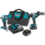 Makita XT288T  18V LXT Lithium-Ion Brushless Cordless 2-Piece Combo Kit Hammer Drill-Driver and Impact Driver (5.0Ah) Image 0