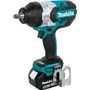 Makita XWT08T  18V LXT Lithium-Ion Brushless Cordless High Torque 1/2" Square Drive Impact Wrench Kit with Friction Ring Anvil (5.0Ah) Image 2