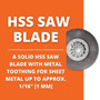 Fein 6-35-02-106-21-0  3-3/8" HSS Circular Segmented Saw Blade (63502106210) Image 2