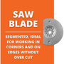 Fein 6-35-02-113-21-0  3-3/8" HSS Saw Blade 3-3/8" Soft Material Circular Segmented Blade (63502113210) Image 2