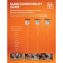 Fein 6-35-02-232-27-0  2-3/16" E-Cut Precision Bimetal Saw Blades with StarLock Mount - 3 per Package (63502232270) Image 1