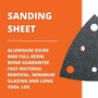 Fein 6-37-17-112-01-7  Triangular Hook & Loop Sanding Sheets w/Dust Extraction Holes 120 Grit - 50 per Package (63717112017) Image 1