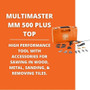 Fein MM 500 PLUS TOP Multimaster 500 Corded Oscillating 350W Multi-Tool Kit with 30 Accessories and Case (72296770090) Image 2
