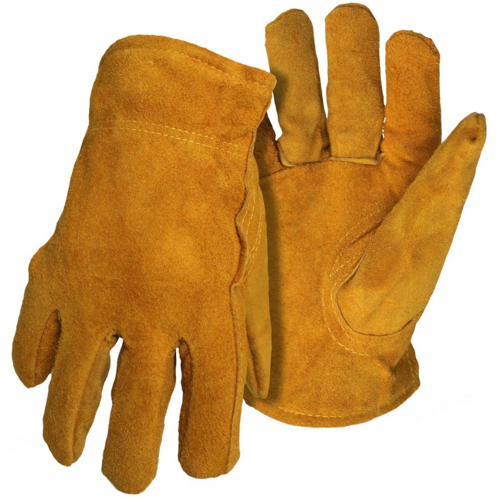 Boss 4176 Men's Pile Insulated Split Leather Driver Gloves - Large Boss 4176 Men's Pile Insulated Split Leather Driver Gloves - Large