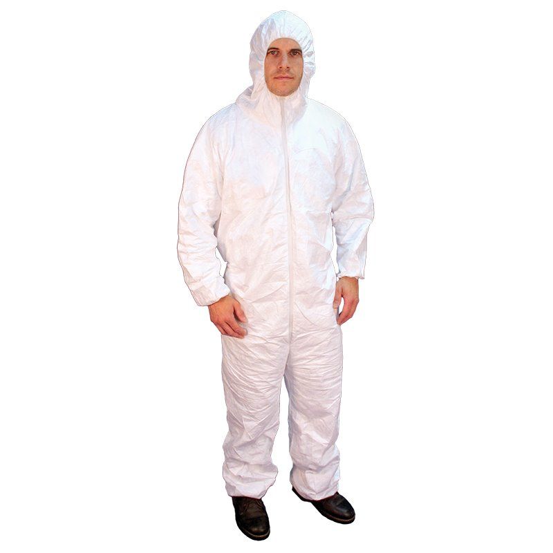 Buffalo 68523 Disposable 3-Layer SMS Hooded Coveralls Size 2XL - 1 per Package Buffalo 68523 Disposable 3-Layer SMS Hooded Coveralls Size 2XL - 1 per Package