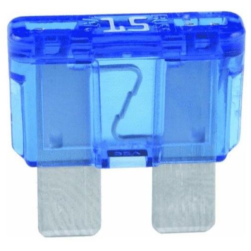 Bussmann ATC-15  Blue ATC 15 Amp Fast-Acting Automotive Blade Fuses - 5 per Box