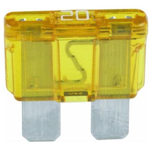 Bussmann ATC-20  Yellow ATC 20 Amp Fast-Acting Automotive Blade Fuses - 5 per Box
