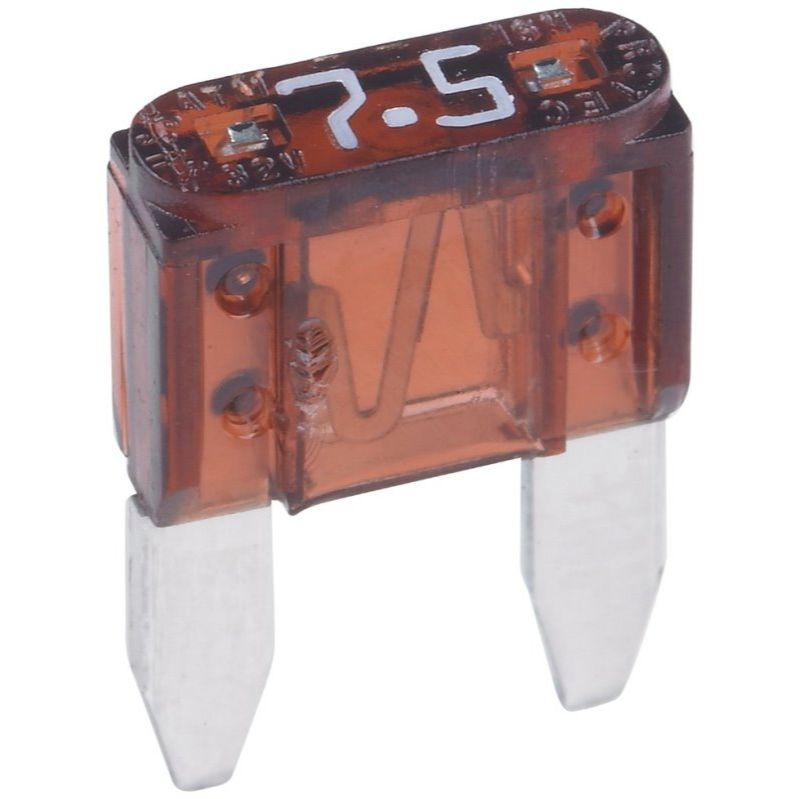 Bussmann ATM-7-1/2  Brown ATM 7-1/2 Amp Fast-Acting Automotive Mini Blade Fuses - 5 per Box