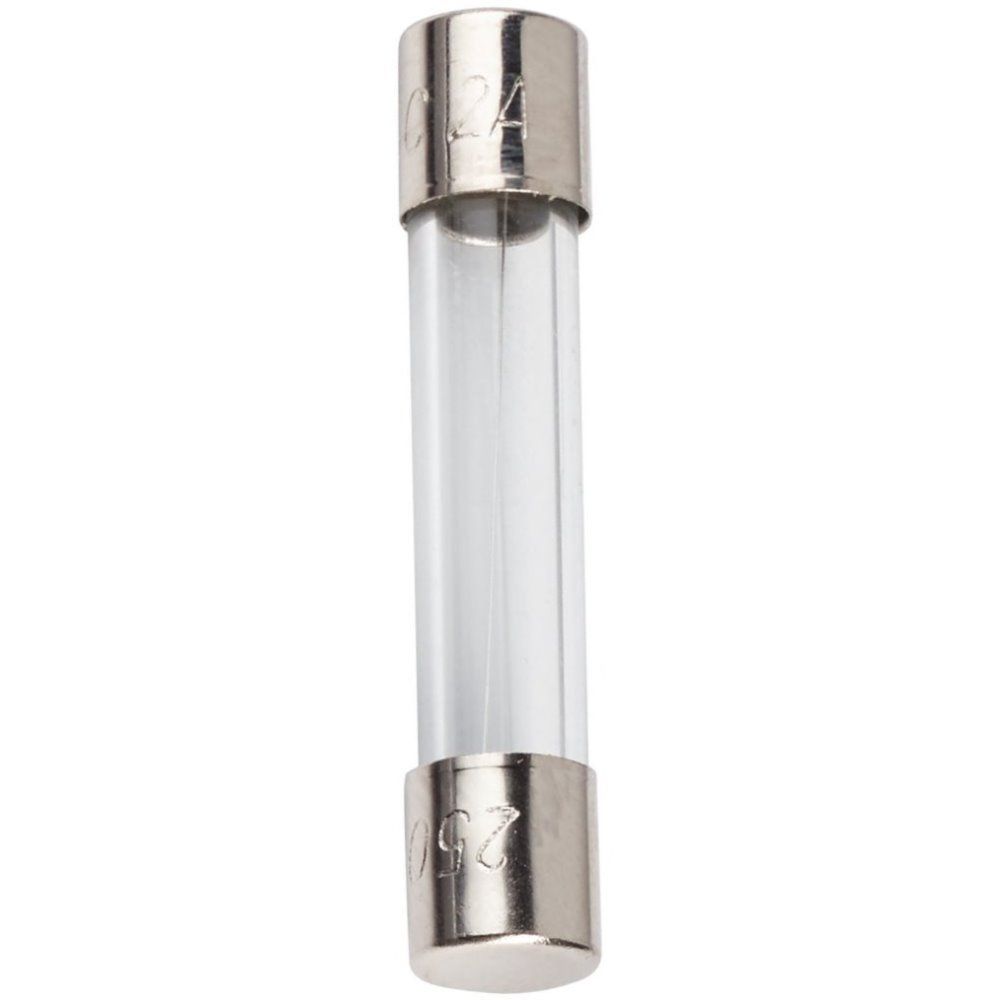 Bussmann BP/AGC-2-RP  AGC 2 Amp Fast-Acting Glass Tube Fuses 1/4" x 1-1/4" - 5 per Card