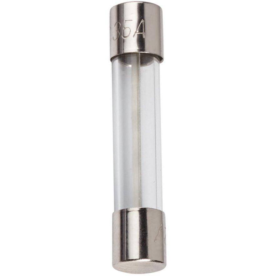 Bussmann BP/AGC-35-RP  AGC 35 Amp Fast-Acting Glass Tube Fuses 1/4" x 1-1/4" - 5 per Card