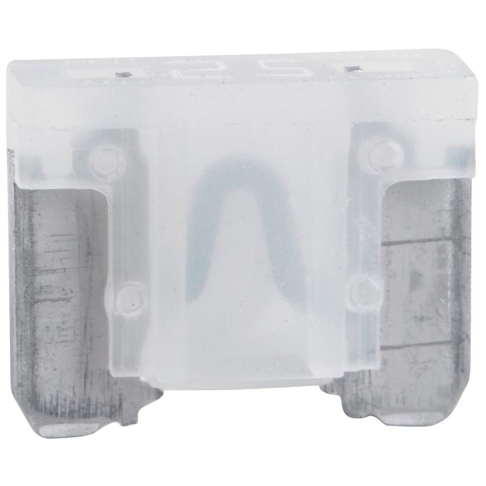 Bussmann BP/ATM-25LP-RP  Clear ATM Low-Profile 25 Amp Fast-Acting Automotive Mini Blade Fuses - 5 per Card