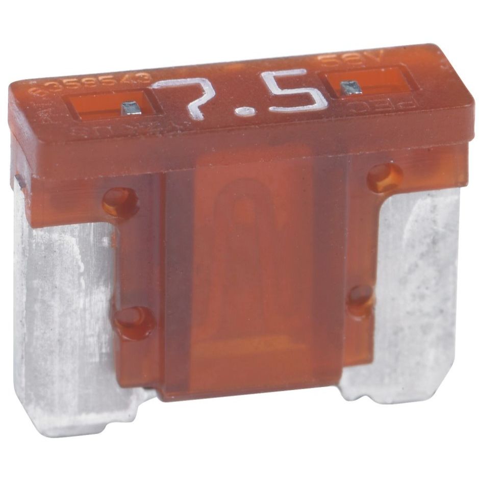 Bussmann BP/ATM-7-1/2LP-RP  Brown ATM Low-Profile 7-1/2 Amp Fast-Acting Automotive Mini Blade Fuses - 5 per Card