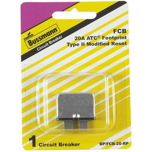 Bussmann BP/FCB-20-RP  Type II ATC Footprint 20 Amp Circuit Breaker for Ford Vehicles