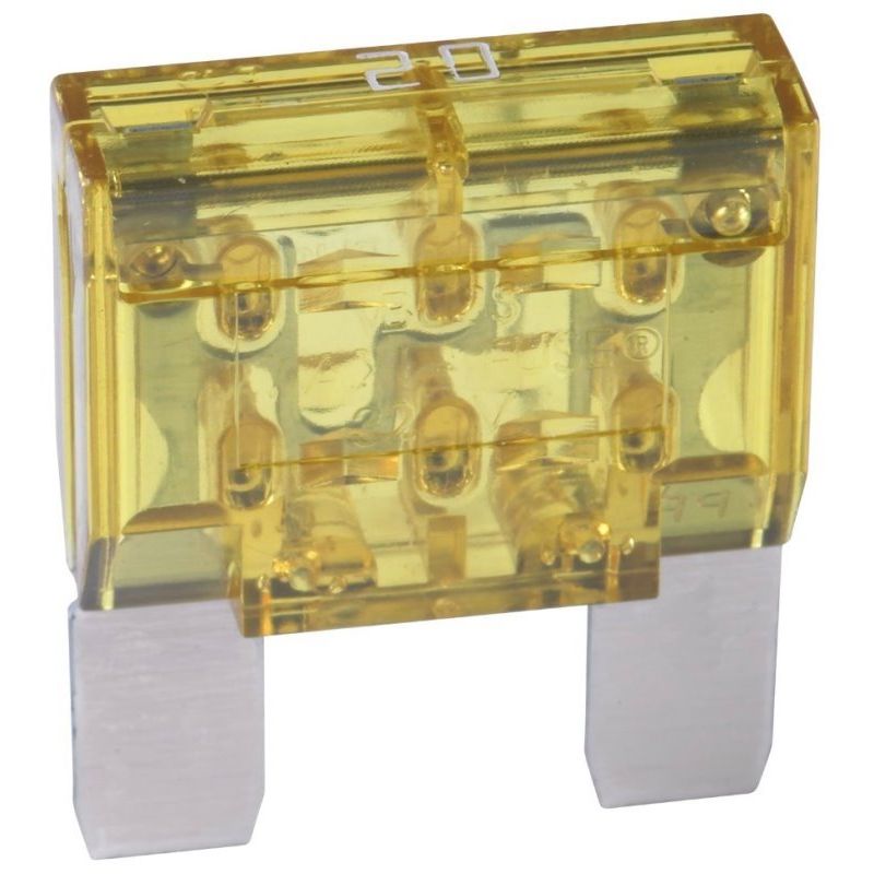 Bussmann BP/MAX-20-RP Yellow MAXI (MAX) 20 Amp Fast-Acting Automotive Heavy Duty Blade Fuse Bussmann BP/MAX-20-RP Yellow MAXI (MAX) 20 Amp Fast-Acting Automotive Heavy Duty Blade Fuse