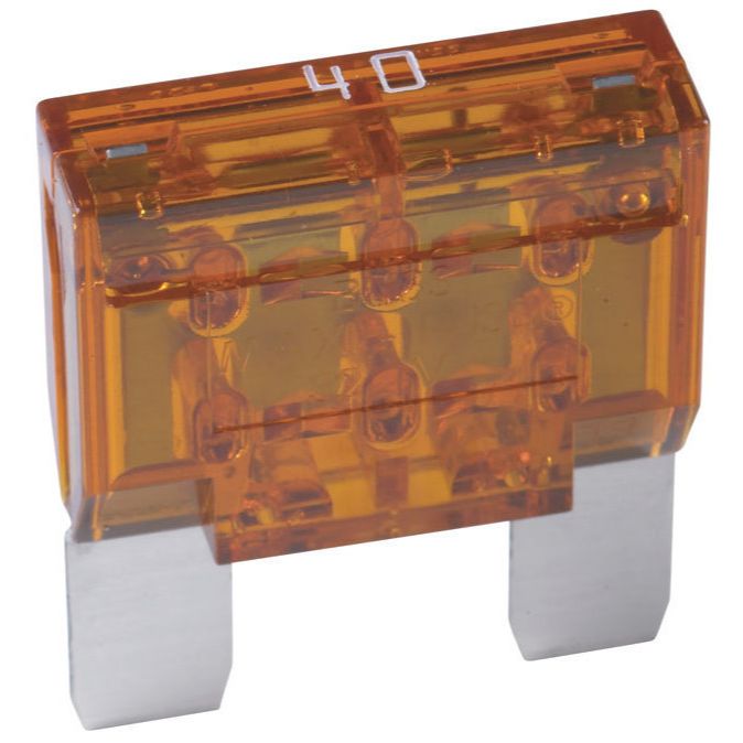 Bussmann BP/MAX-40-RP Orange MAXI (MAX) 40 Amp Fast-Acting Automotive Heavy Duty Blade Fuse Bussmann BP/MAX-40-RP Orange MAXI (MAX) 40 Amp Fast-Acting Automotive Heavy Duty Blade Fuse