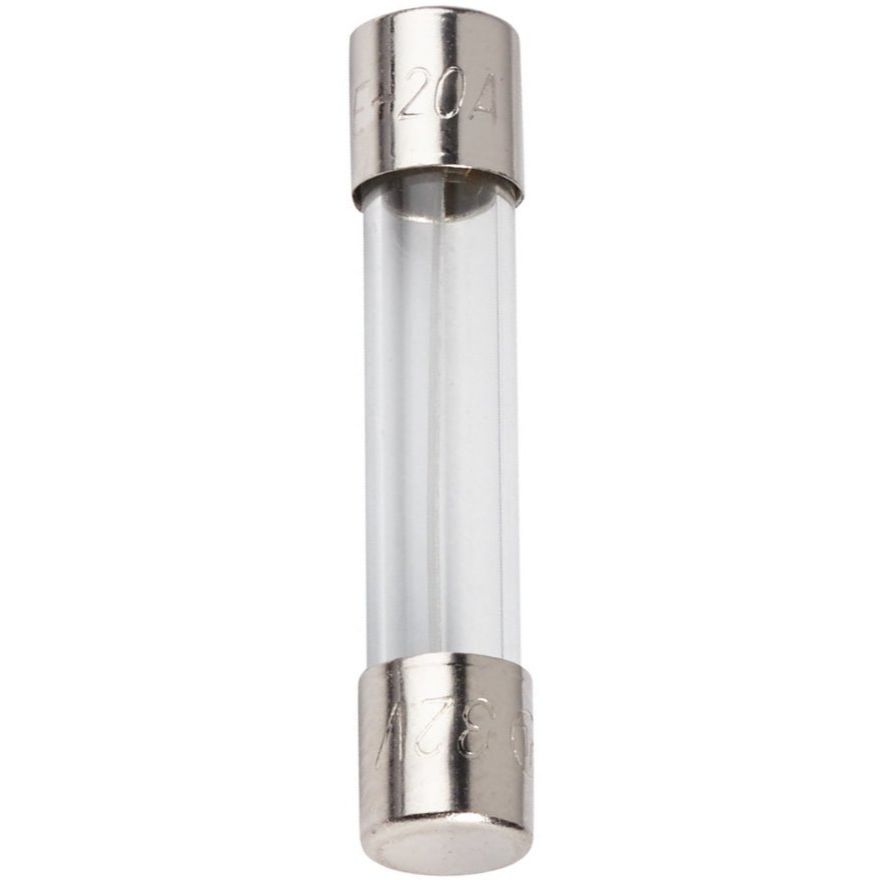 Bussmann BP/SFE-20-RP  SFE 20 Amp Fast-Acting Glass Tube Fuses 1/4" x 1-1/4" - 5 per Card