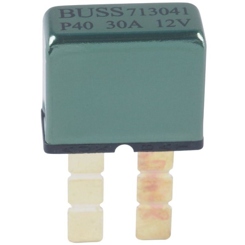 Bussmann BP/UCB-30-RP Type I ATC Footprint 30 Amp Automatic Circuit Breaker with Snap-Off Blades Bussmann BP/UCB-30-RP Type I ATC Footprint 30 Amp Automatic Circuit Breaker with Snap-Off Blades