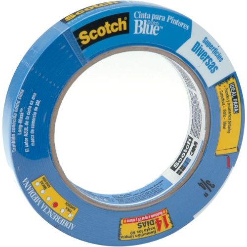3M 2090 3/4" x 60-yd Scotch-Blue Safe-Release Painters Tape for Multi-Surfaces