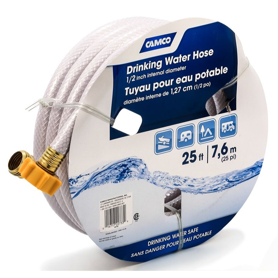 Camco 22733 25' x 1/2" TastePURE Fresh Drinking Water Hose Camco 22733 25' x 1/2" TastePURE Fresh Drinking Water Hose