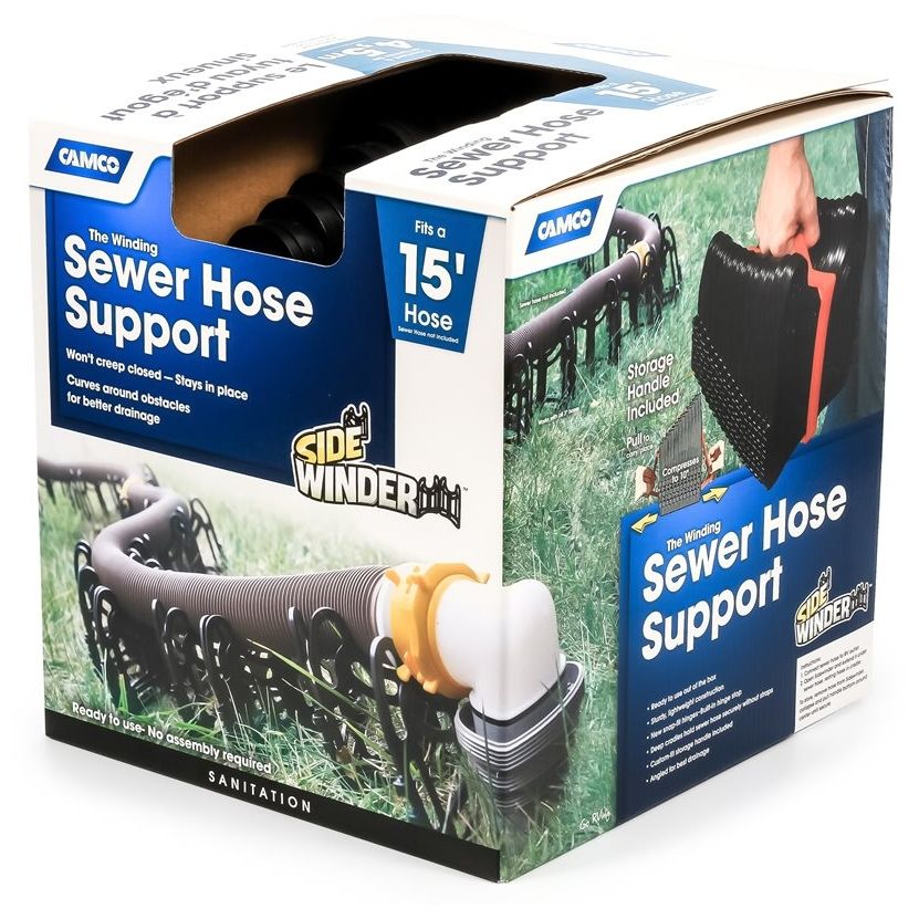 Camco 43041  15' Sidewinder RV Sewer Hose Support