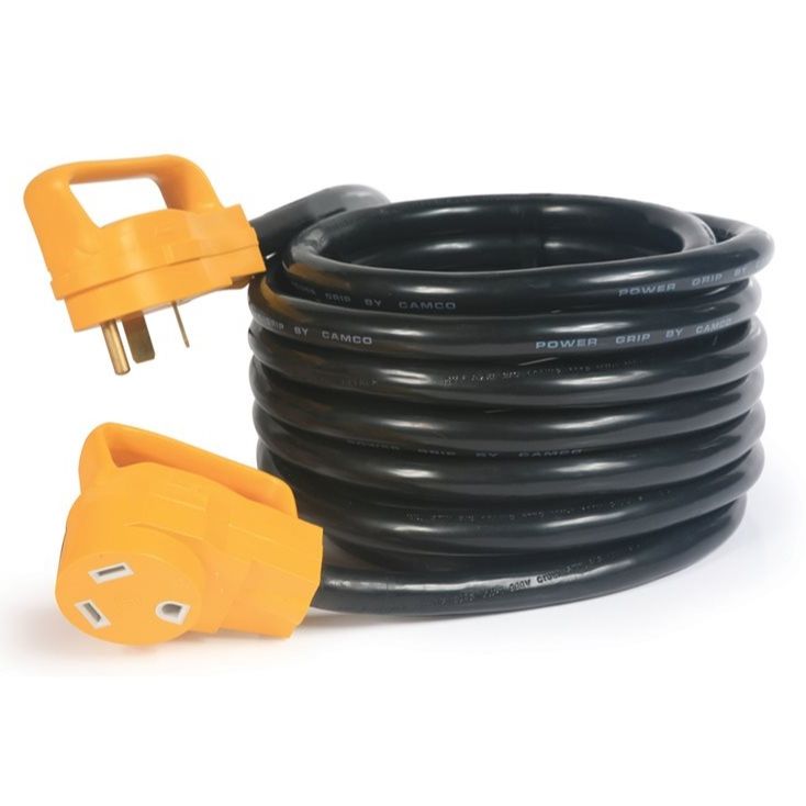 Camco 55191  25' RV 30Amp Power Grip Extension Cord
