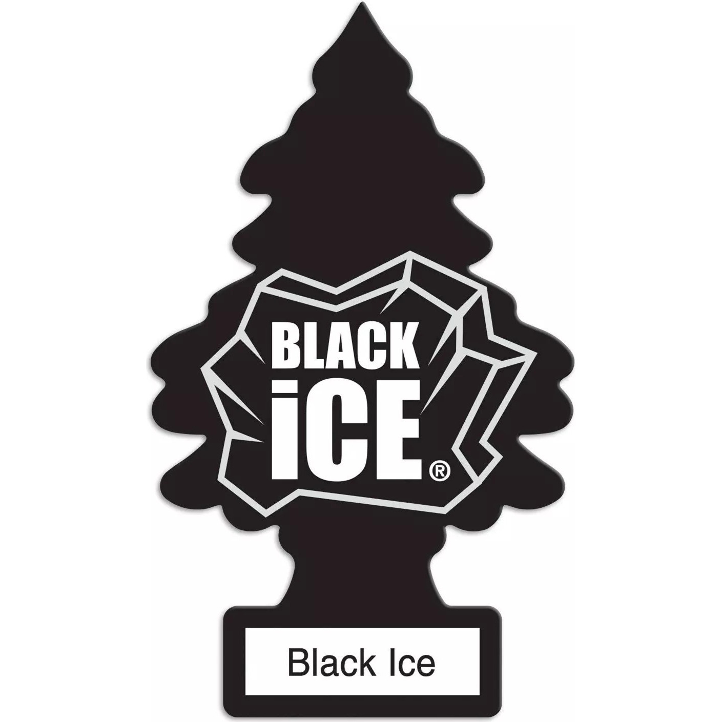 Little Trees U1P10155  Car Air Freshener Black Ice Scent - Single Tree per Package