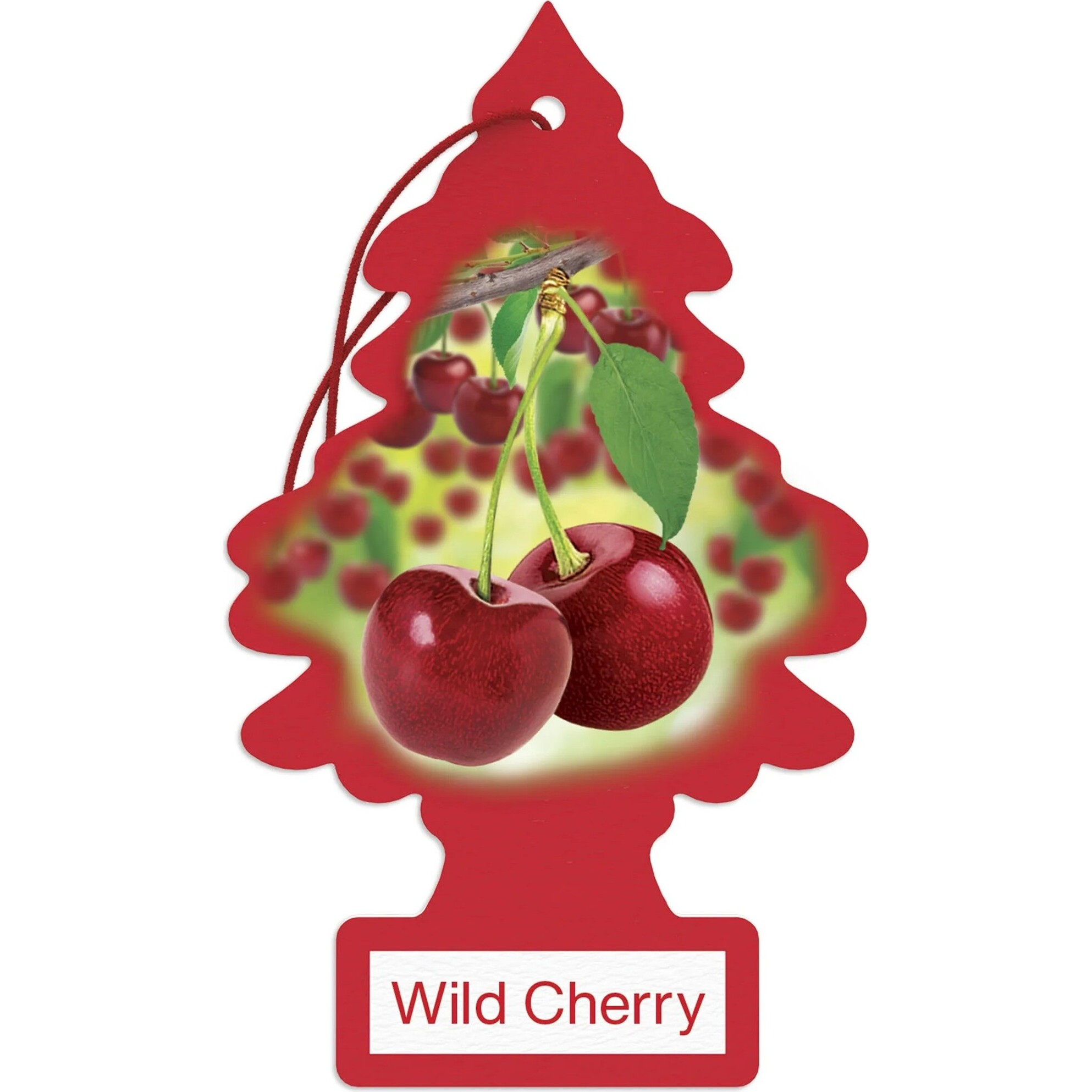 Little Trees U1P10311  Car Air Freshener Wild Cherry Scent - Single Tree per Package