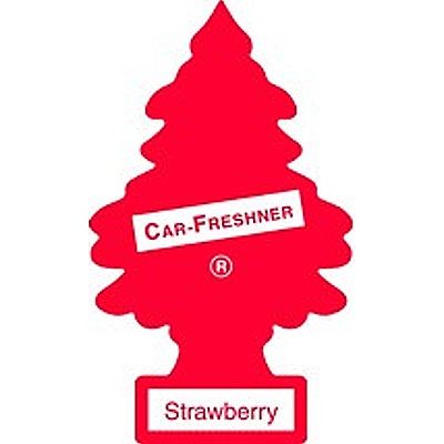 Little Trees U1P10312 Car Air Freshener Strawberry Scent - Single Tree per Package Little Trees U1P10312 Car Air Freshener Strawberry Scent - Single Tree per Package
