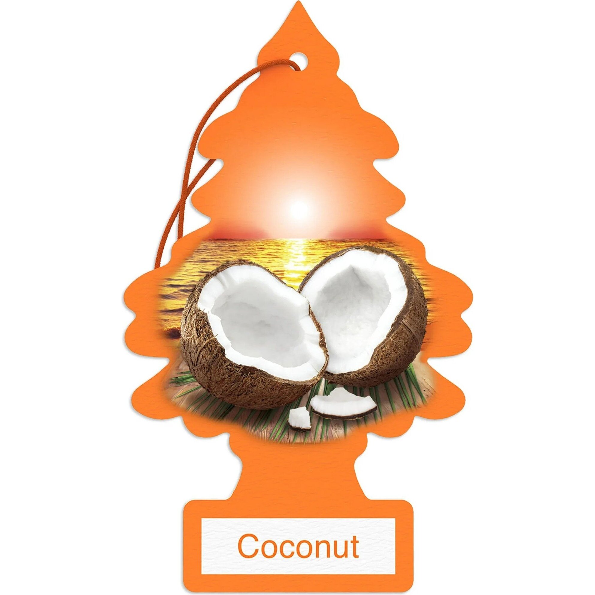 Little Trees U1P10317  Car Air Freshener Coconut Scent - Single Tree per Package