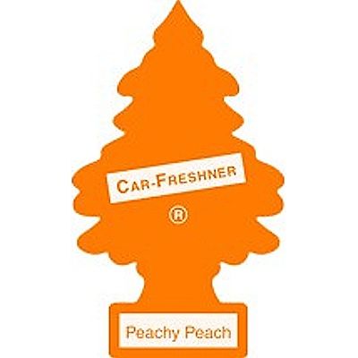 Little Trees U1P10319 Car Air Freshener Peachy Peach Scent - Single Tree per Package Little Trees U1P10319 Car Air Freshener Peachy Peach Scent - Single Tree per Package