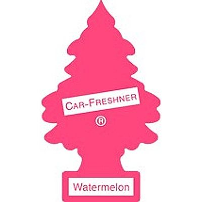 Little Trees U1P10320  Car Air Freshener Watermelon Scent - Single Tree per Package