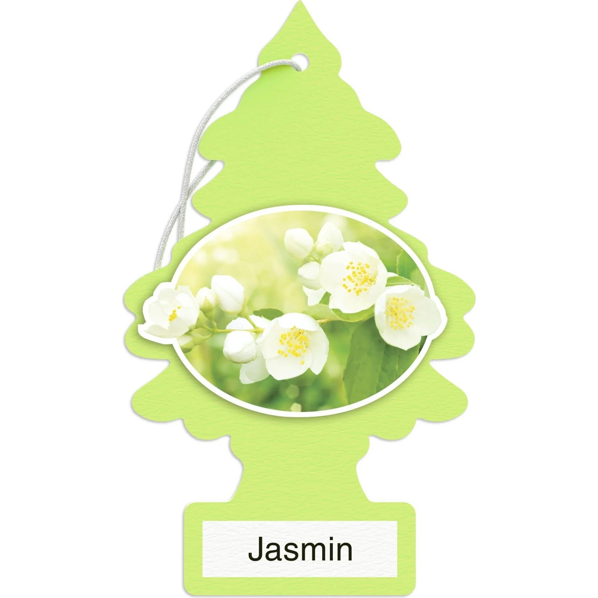 Little Trees U1P10433  Car Air Freshener Jasmin Scent - Single Tree per Package