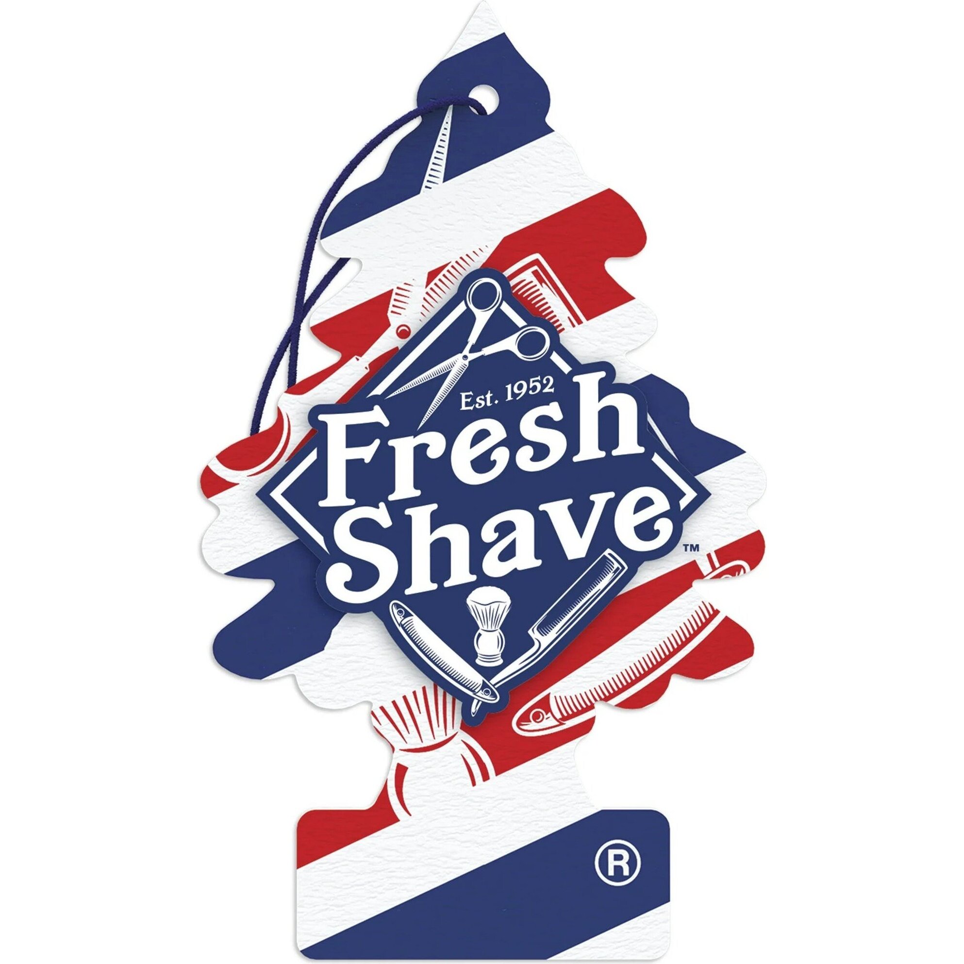 Little Trees U1P17068  Car Air Freshener Fresh Shave Scent - Single Tree per Package