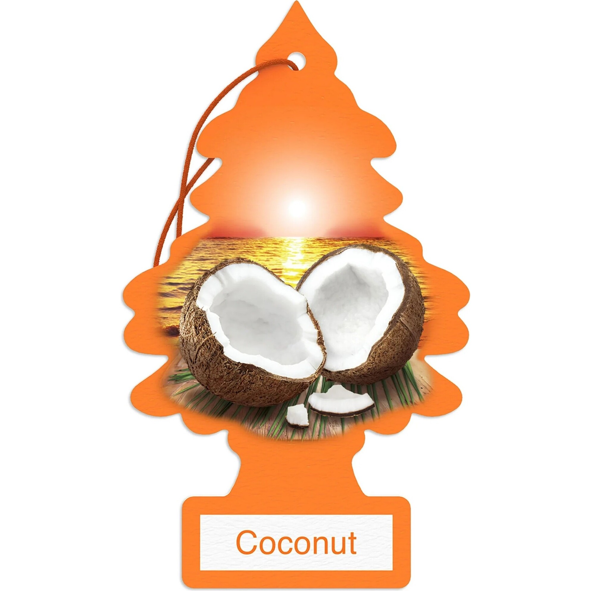 Little Trees U3S32017  Car Air Freshener Coconut Scent - 3 Trees per Package