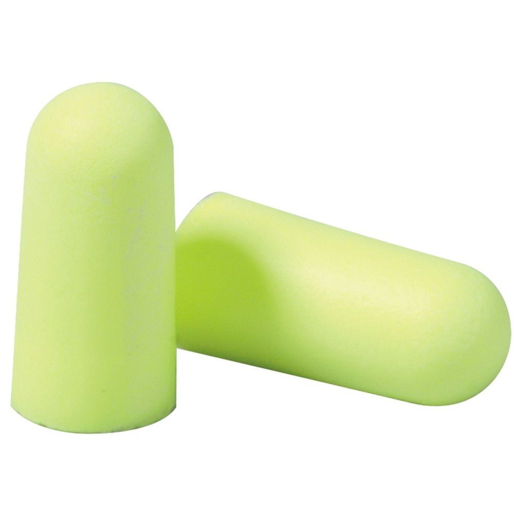 3M 312-1250  E-A-Rsoft Yellow Neons Uncorded Ear Plugs in Poly Bags - 200 Pair per Box