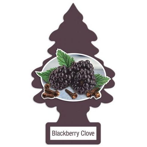 Little Trees U3S37343 Car Air Freshener Blackberry Clove Scent - 3 Trees per Package Little Trees U3S37343 Car Air Freshener Blackberry Clove Scent - 3 Trees per Package