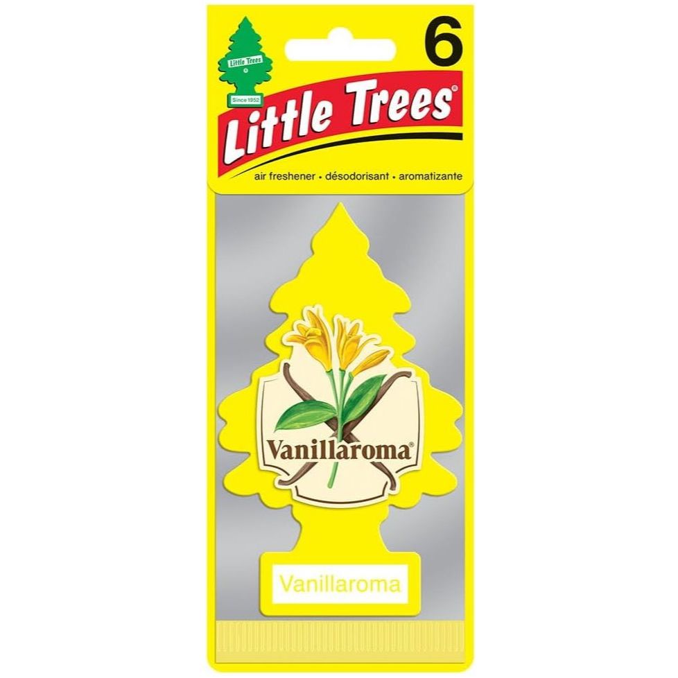 Little Trees U6P60105 Car Air Freshener Vanillaroma Scent - 6 Trees per Package Little Trees U6P60105 Car Air Freshener Vanillaroma Scent - 6 Trees per Package