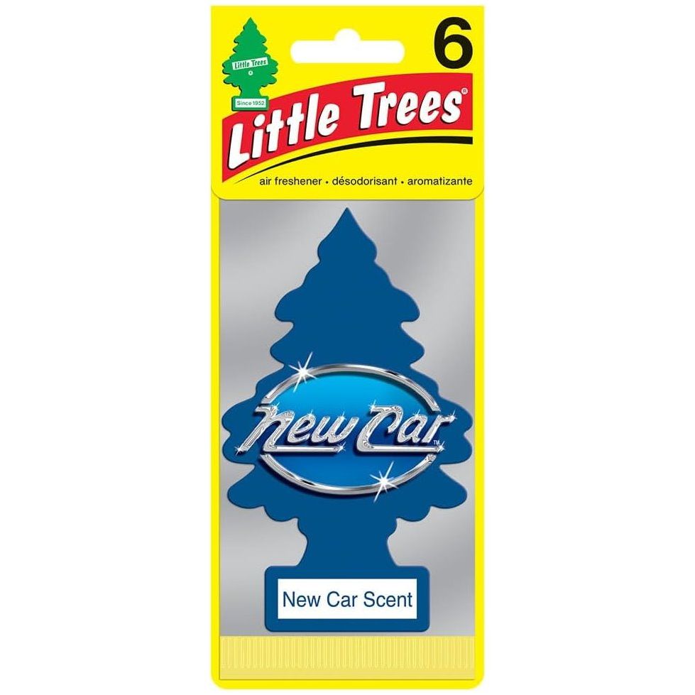Little Trees U6P60189  Car Air Freshener New Car Scent - 6 Trees per Package