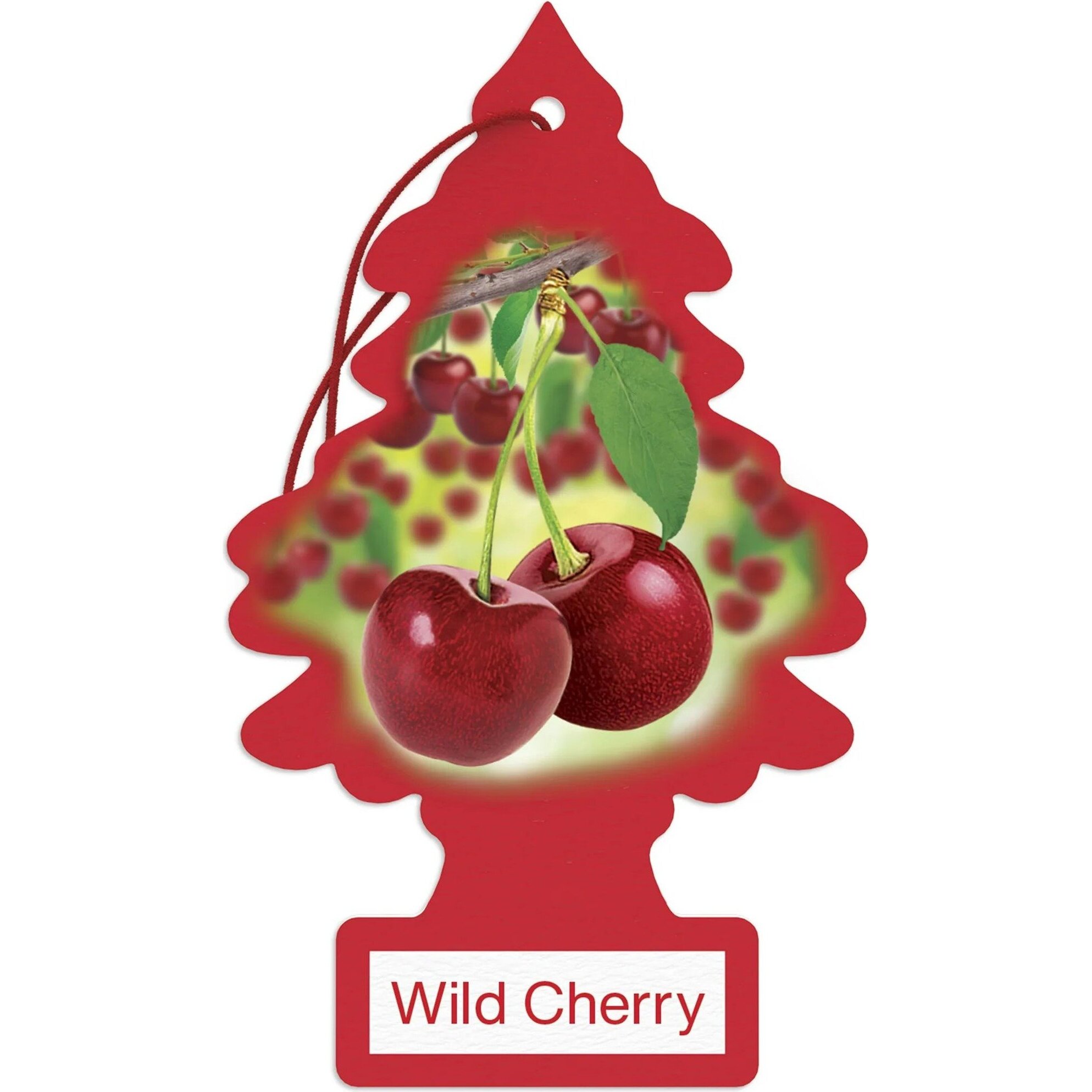 Little Trees U6P60311  Car Air Freshener Wild Cherry Scent - 6 Trees per Package